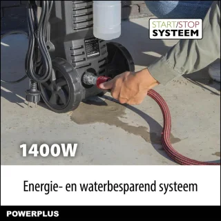 Powerplus POWXG90406 Elektrische Hogedrukreiniger 1400W