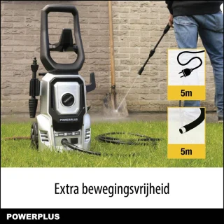 Powerplus POWXG90406 Elektrische Hogedrukreiniger 1400W