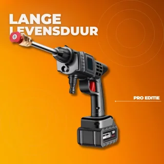 PRO Draadloze Hogedrukreiniger 50 bar Zwart