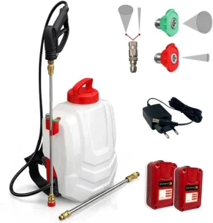 Schuimsproeier groen 16 liter accu rugspuit