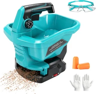 ShopVlot meststofstrooier compatibel met Makita 18V accu