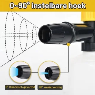 Sneeuwschuimlans hogedrukreiniger