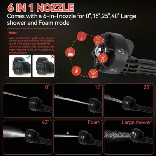 SnelShoppen Accu hogedrukreiniger 1000 PSI