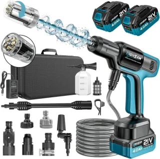 SnelShoppen - Accu hogedrukreiniger 3000W