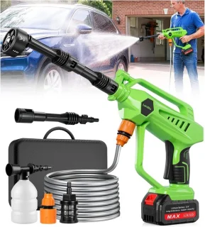 SnelShoppen Accu hogedrukreiniger auto