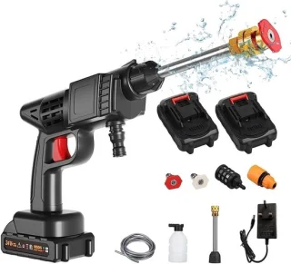 SnelShoppen - draagbare 24v 1500 mah accu hogedrukreiniger 150 psi