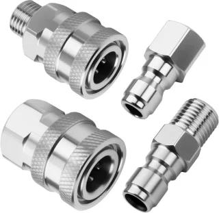 SnelShoppen - hogedrukreiniger koppeling 1/4 inch NPT, 4 stuks