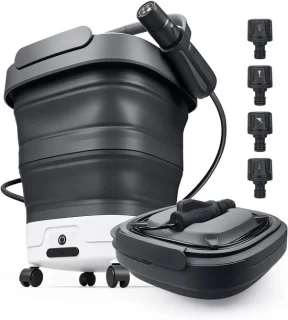 SnelShoppen - Opvouwbare draagbare hogedrukreiniger met 12l watertank