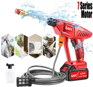 Wat vinden we goed aan de Snoerloze hogedrukreiniger (accu) - Rood