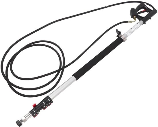 Telescopische hogedrukreinigingsstaaf met slangadapter en 5 sproeiers review