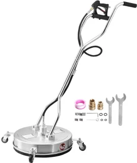 Terrasreiniger Ø52 cm RVS voor hogedrukreiniger