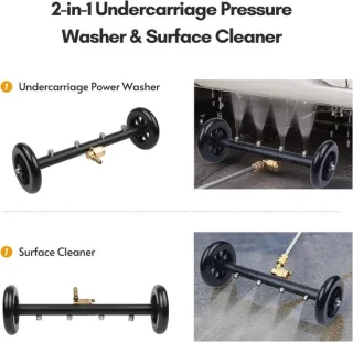 Thijox hogedrukreiniger onderstel 2-in-1 16 inch waterbezem