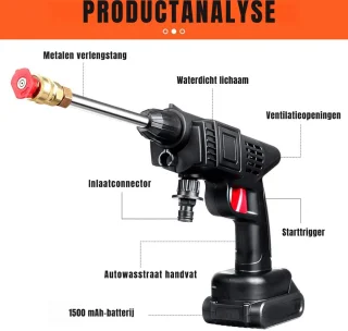Thuys Hogedrukreiniger Auto Zwart