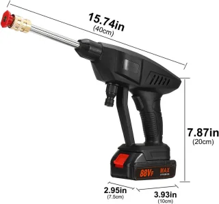 Traumheim Hogedrukreiniger 88V 400W met 2 Batterijen en 5 m Slang
