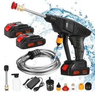 Traumheim Hogedrukreiniger 88V 400W met 2 Batterijen en 5 m Slang