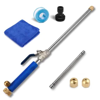 Tuinslangpistool set metalen waterspuit