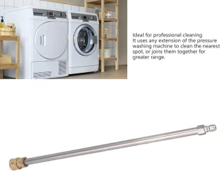Universeel Hogedrukreiniger Lance Verlengstuk 16 inch RVS 1/4 inch