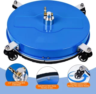 Universeel Surface Cleaner 46 cm - RVS opzetstuk voor hogedrukreiniger