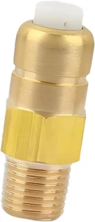 Veiligheidsklep 1/4 inch messing