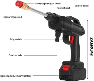 VirtuBuy® Accu Hogedrukreiniger 88V 600W