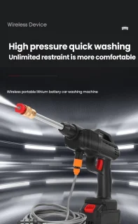 VirtuBuy® Accu Hogedrukreiniger 88V 600W