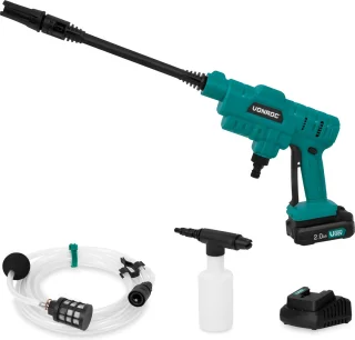 VONROC Accu drukreiniger 20V 24bar inkl. accu en lader