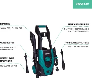 VONROC Hogedrukreiniger V14-1