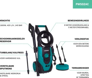 VONROC Hogedrukreiniger V18-2