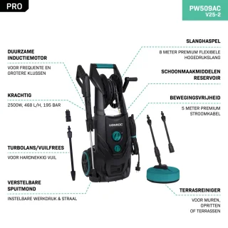VONROC PRO Hogedrukreiniger V25-2