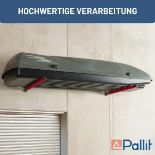 Wandhouder voor dakkoffers, kano's en surfplanken