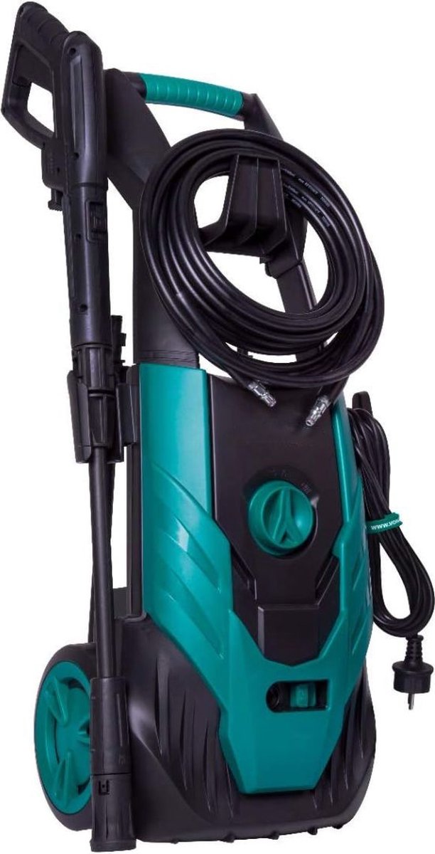 Wat vinden we goed aan de White-Label Hogedrukreiniger Auto Blauwgroen
