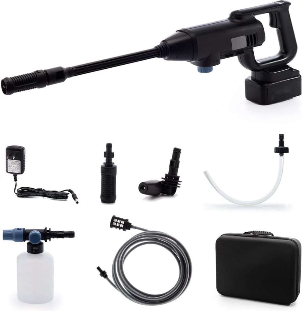 De White-Label Hogedrukreiniger Auto Zwart in één oogopslag