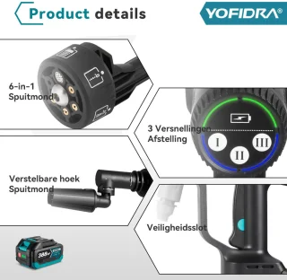Yofidra Accu Hogedrukreiniger