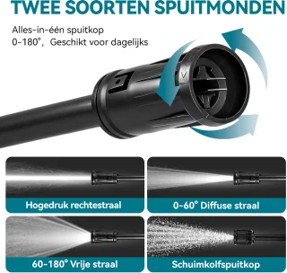 Yofidra Elektrische Hogedrukreiniger 2500W