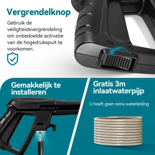 Yofidra Elektrische Hogedrukreiniger 2500W