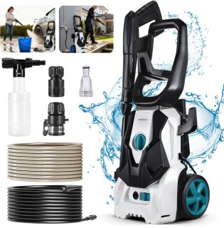 De Yofidra Elektrische Hogedrukreiniger 2500W in één oogopslag