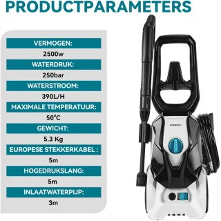 Yofidra Elektrische Hogedrukreiniger 2500W