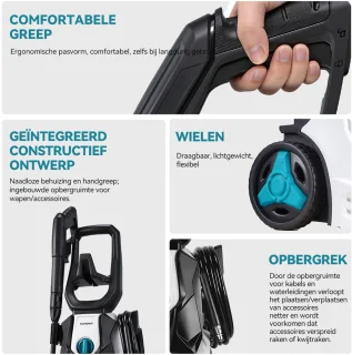 Yofidra Elektrische Hogedrukreiniger 2500W