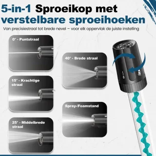 Zentex Hogedrukreiniger Draadloos Deluxe