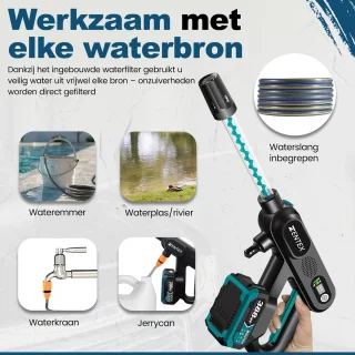 Zentex Hogedrukreiniger Draadloos Deluxe