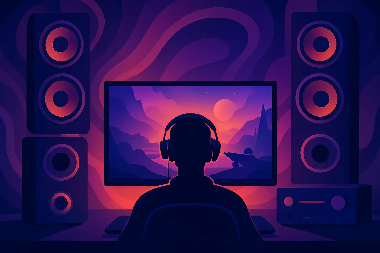 De beste speakeropstelling voor gamers die willen opgaan in hun games