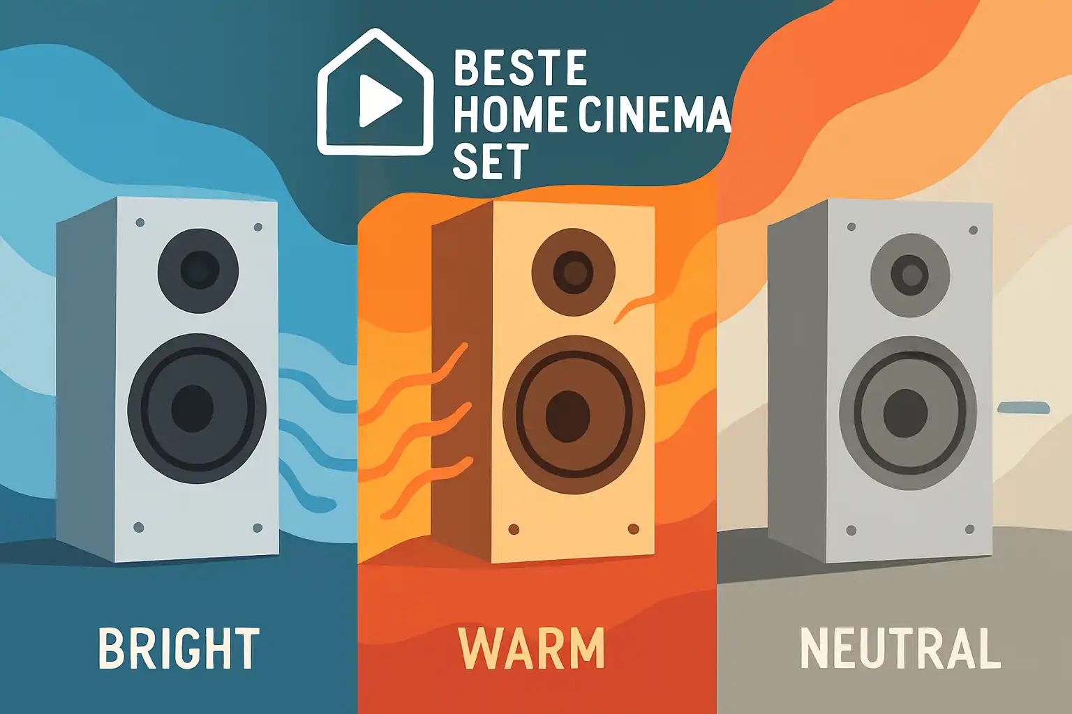 Heldere, warme of neutrale speakers: welke klank past bij jouw home cinema?