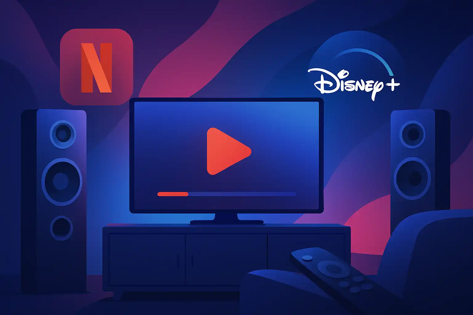 Streamen in topkwaliteit: zo stel je jouw home cinema set perfect af op Netflix en Disney+