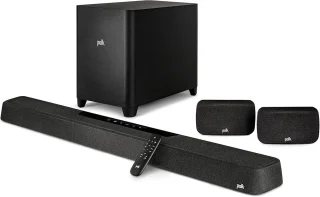 Thuisbioscoopsysteem met Soundbar en Draadloze Subwoofer - 5.1 Dolby Digital, DTS, Bluetooth, WLAN, Chromecast, HDMI ARC, AUX en Optische Ingang