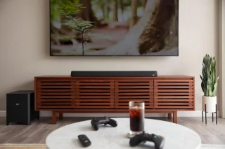 Thuisbioscoopsysteem met Soundbar en Draadloze Subwoofer - 5.1 Dolby Digital, DTS, Bluetooth, WLAN, Chromecast, HDMI ARC, AUX en Optische Ingang