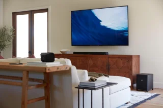 Thuisbioscoopsysteem met Soundbar en Draadloze Subwoofer - 5.1 Dolby Digital, DTS, Bluetooth, WLAN, Chromecast, HDMI ARC, AUX en Optische Ingang