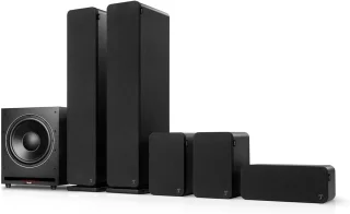 5.1 Home Cinema Set met Vloerstaande Speakers en Subwoofer - Surround Geluid voor Grote Ruimtes