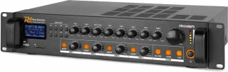 100V Bluetooth omroepinstallatie voor sportvelden, fabriekshallen, bruggen / sluizen, etc. - 200W - 4 zones per zone in volume regelbaar