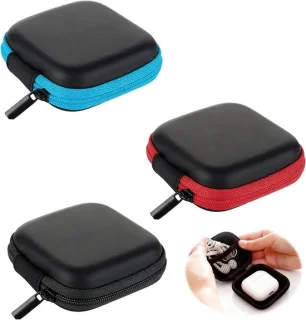 3 stuks mini-opbergdoos voor hoofdtelefoon