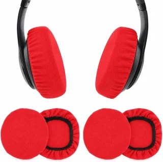4 stuks hoofdtelefoonhoes voor hoofdtelefoon, rood